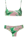 AMIR SLAMA PRINTED BIKINI SET