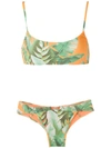 AMIR SLAMA PRINTED BIKINI SET