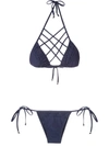 AMIR SLAMA STRAPPY BIKINI SET