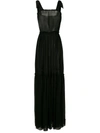 AMIR SLAMA SILK MAXI DRESS