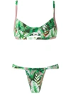 AMIR SLAMA PRINTED BIKINI SET