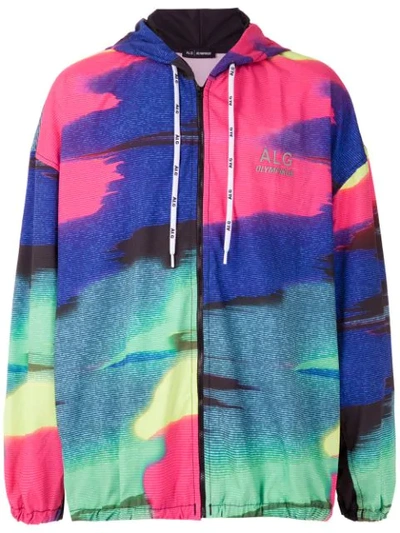 Àlg X Olympikus Oversize Printed Jacket In Multicolour