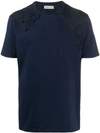 ETRO FLORAL EMBROIDERED T-SHIRT