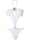 AMIR SLAMA CUT OUT HALTERNECK SWIMSUIT