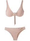 AMIR SLAMA METALLIC EMBELLISHMENTS BIKINI SET