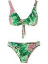 AMIR SLAMA FLORAL PRINT BIKINI SET