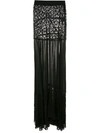 Amir Slama Lace Panels Maxi Skirt In Black
