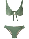 AMIR SLAMA METALLIC EMBELLISHMENTS BIKINI SET