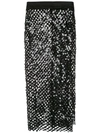 AMIR SLAMA SEQUINNED SKIRT