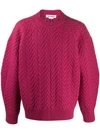 SUNNEI OVERSIZED CABLE KNIT JUMPER