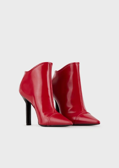 Emporio Armani Ankle Boots - Item 11780889 In Red