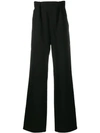 RAF SIMONS pleated flared trousers