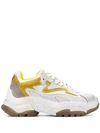 Ash Addict Chunky Low Top Sneakers In White