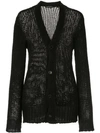 ANN DEMEULEMEESTER FITTED V-NECK CARDIGAN