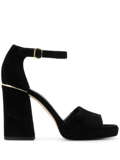 Michael Michael Kors Ankle-strap Sandals In Black