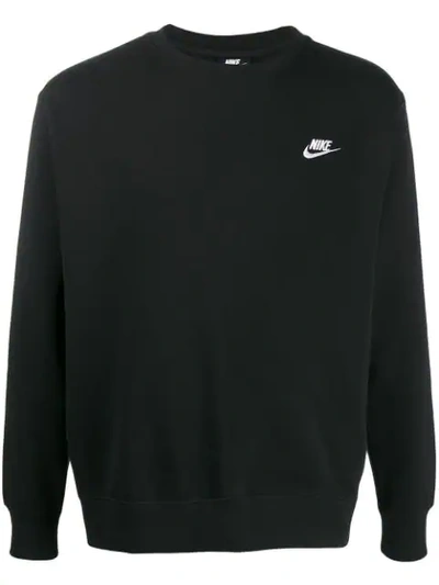 Nike Black Fleece Sportswear Club Sweatshirt