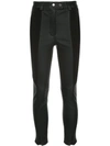 A.L.C PANELLED LEATHER TROUSERS