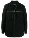 Stone Island Shadow Project Hooded Shell Sports Jacket In Black
