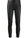 ANN DEMEULEMEESTER SLIM-FIT CROPPED TROUSERS