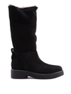 FURLA GRETA BLACK SUEDE BOOTS