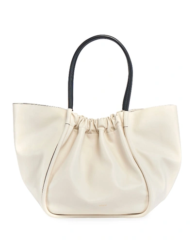 Proenza Schouler Xl Ruched Tote Bag In White