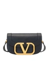 VALENTINO GARAVANI SUPERVEE SMOOTH LEATHER SHOULDER BAG,PROD152010539