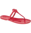Tory Burch 'mini Miller' Flat Sandal In Bright Azalea
