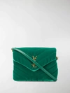 Saint Laurent Loulou Toy Crossbody Bag In Green