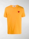 Comme Des Garçons Play 'play Colour Series' T-shirt In Yellow
