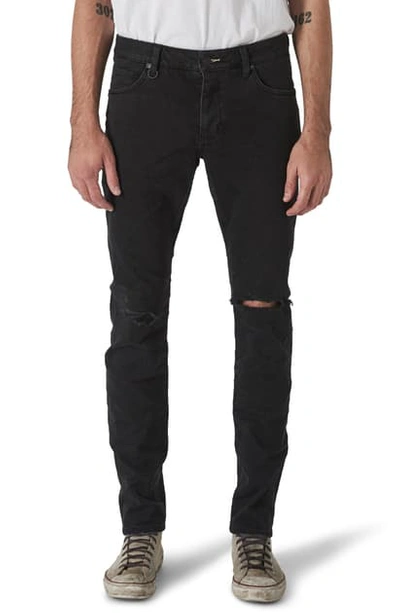 Neuw Iggy Skinny Fit Jeans In Zero-torn Black