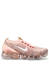 NIKE NIKE AIR VAPORMAX FLYKNIT 3 运动鞋 – SUNSET TINT  WHITE  BLUE FORCE & GYM RED,NIKR-WZ161