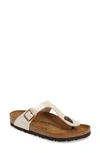 Birkenstock Gizeh Birko-flor Flip Flop In White