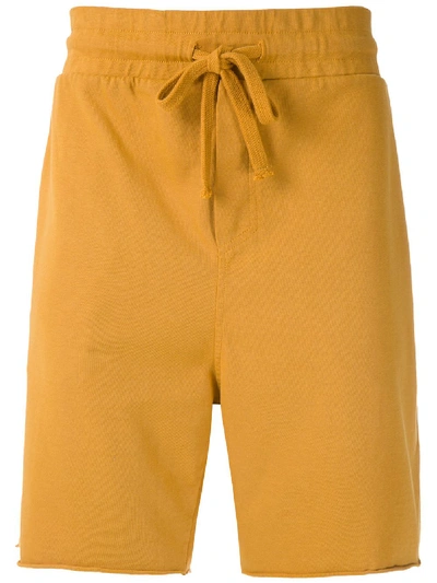 Osklen Drawstring Straight Shorts In Yellow