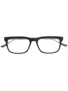 Dita Eyewear Floren Square Frame Glasses In Black