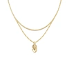 MISSOMA GOLD CAMEO CHAIN NECKLACE SET,LWS SET N1