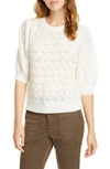 JOIE JENISE PUFF SLEEVE WOOL & CASHMERE SWEATER,19-3-004803-SW01584