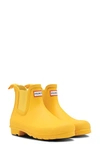 Hunter Original Waterproof Chelsea Rain Boot In Yellow