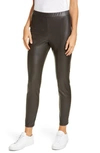 MAX MARA FAUX LEATHER LEGGINGS,378614960000030