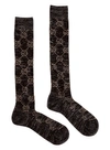 GUCCI SOCKS WITH GG IN LAMÉ,11127438