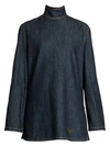 VALENTINO Chambray Highneck Tunic