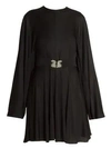VALENTINO Embellished-Griffon Fluid Jersey Dress