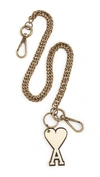 AMI ALEXANDRE MATTIUSSI Heart Key Ring Chain