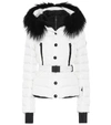 MONCLER BEVERLEY FUR-TRIMMED SKI JACKET,P00408193