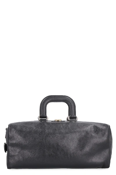 Gucci Leather Handbag In Black