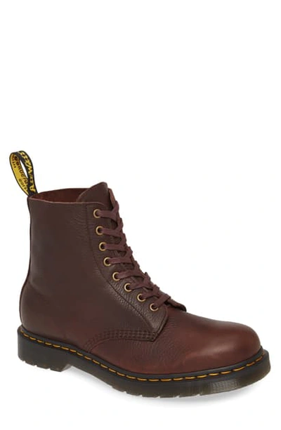 Dr. Martens Pascal Plain Toe Boot In Cask Brown