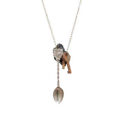 Undercover Spoon Necklace In Silver