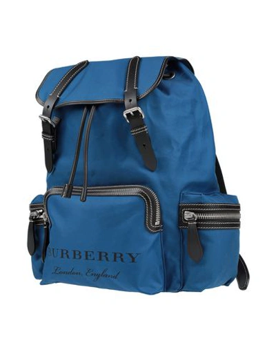 Burberry Backpack & Fanny Pack In Blue