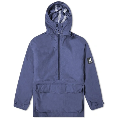 Ark Air Waterproof Hooded Mammoth Jacket In Blue