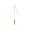 TRUE ROCKS 18 Carat Rose Gold Plated Pill Pull Through Earring