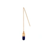 TRUE ROCKS Rose Gold & Blue Mini Pill Pull Through Earring